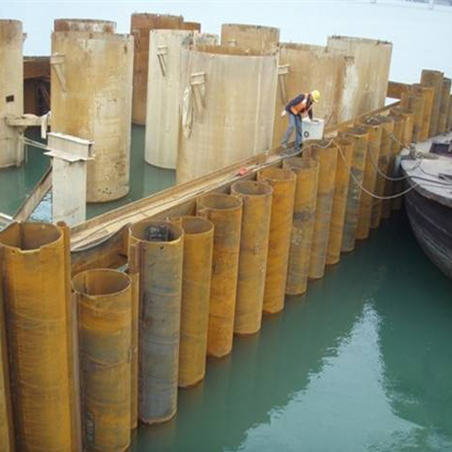 大理钢护筒现场安装